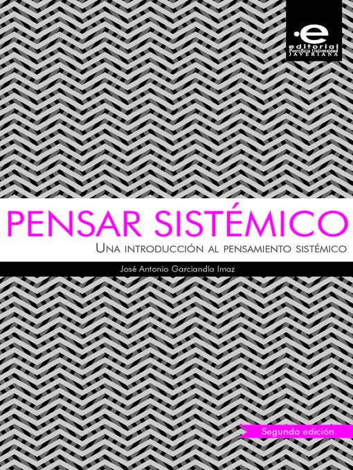Detalles del título Pensar sistémico de José Antonio Garciandía Imaz - Disponible